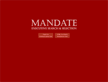 Tablet Screenshot of mandate-ess.com